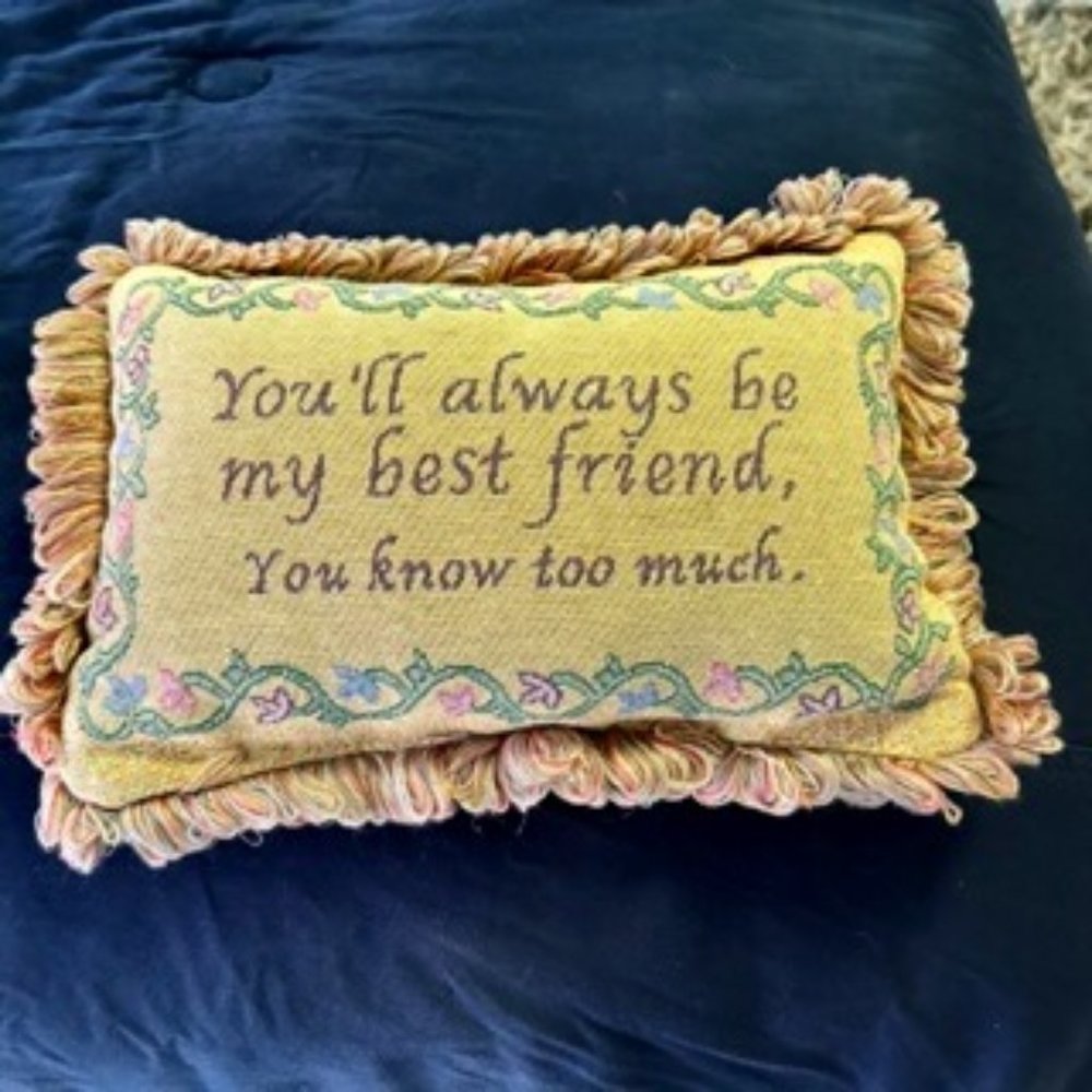 Best Friend Decorative Pillow